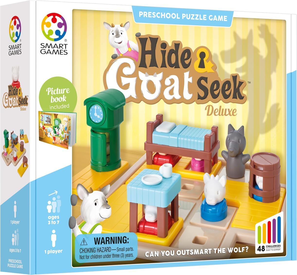 Hide & Goat Seek Logic Game