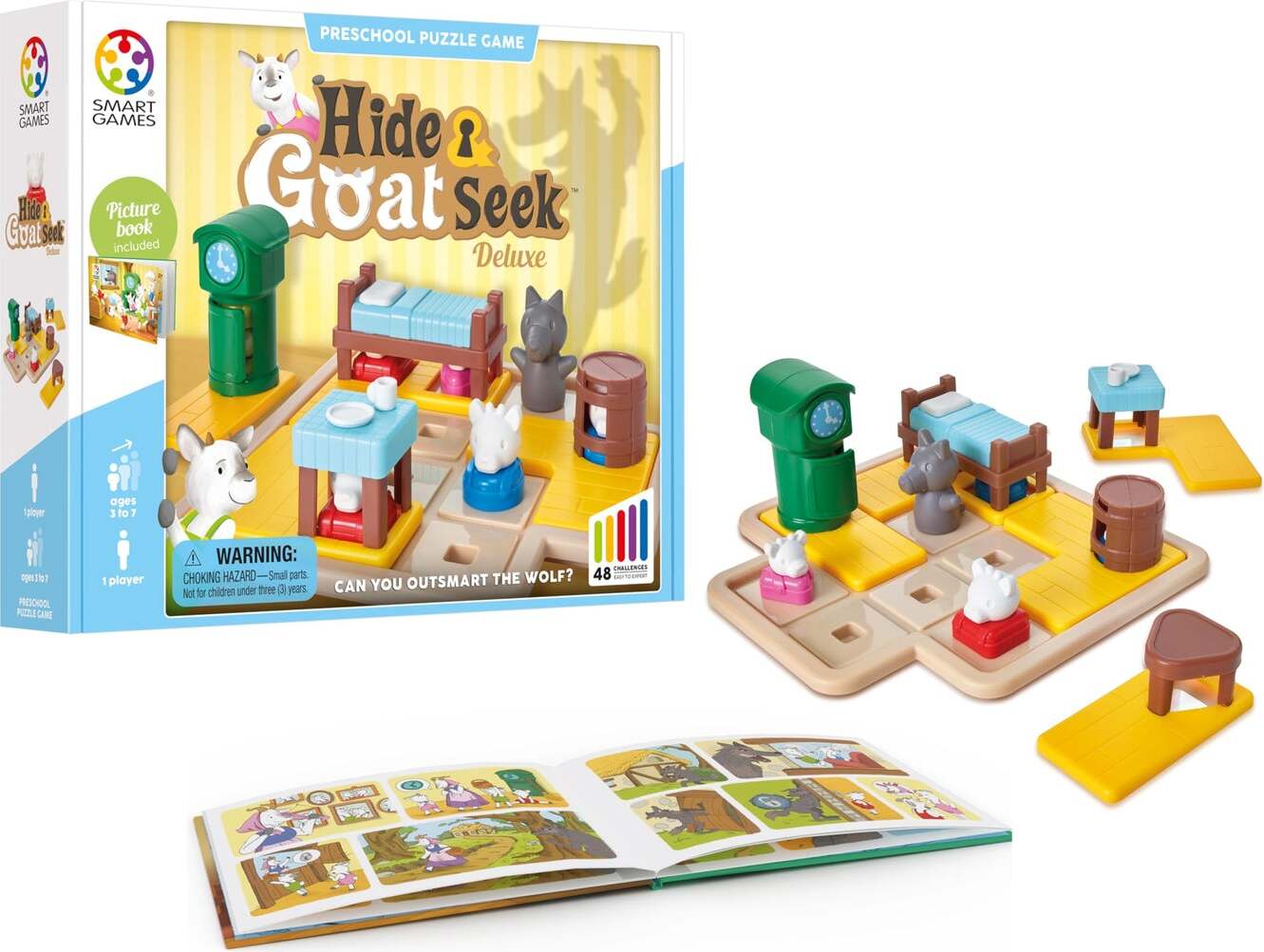 Hide & Goat Seek Logic Game