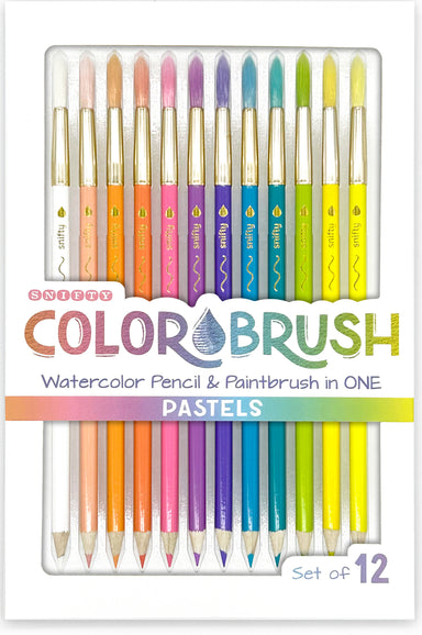 Colorbrush Watercolor Pencil and Brush Set Pastels