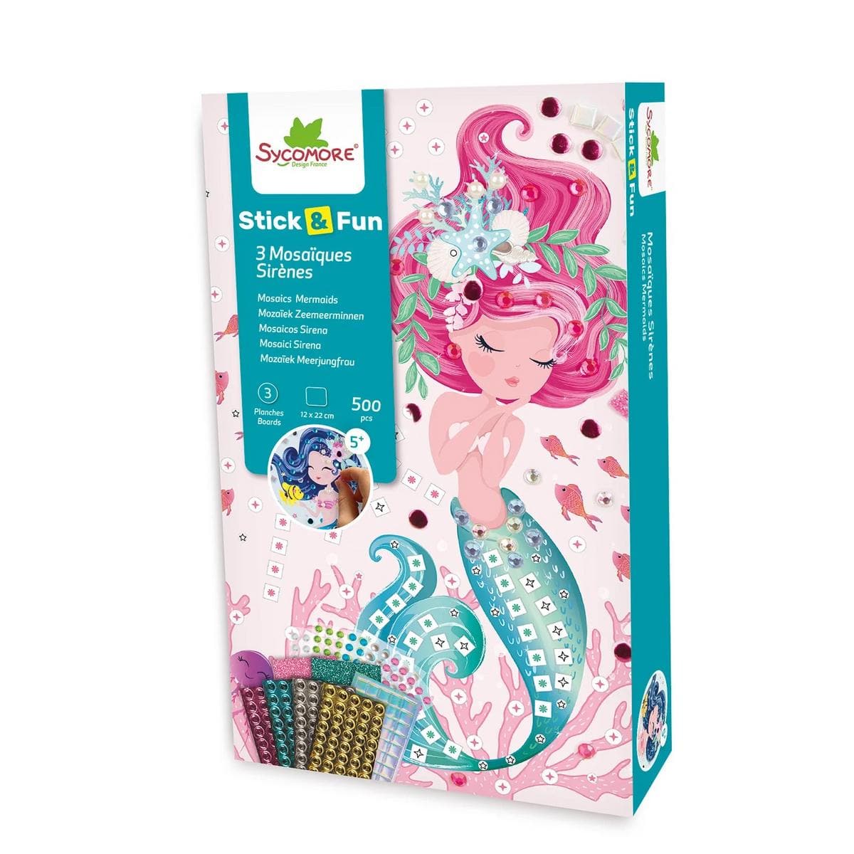 Mosaics Mermaid - Stick'N Fun