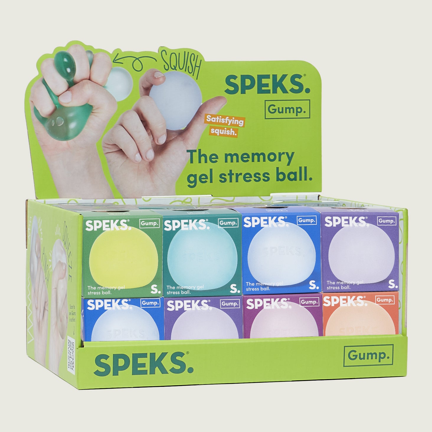 Gump Memory Gel Stress Ball Mixed (sold in individual units)