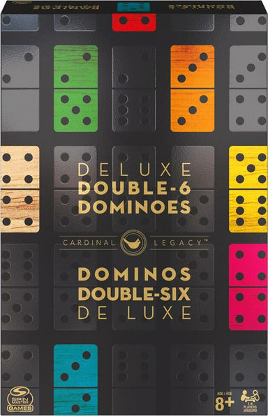 Cardinal Legacy Deluxe Double - 6 Dominoes