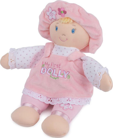 My First Dolly, Pink/White Dress, 13-Inch