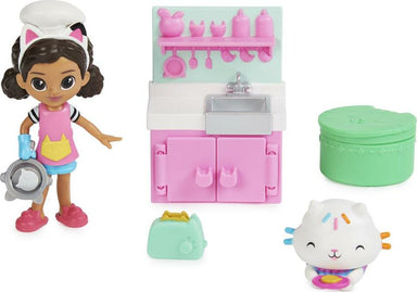 Gabby's Dollhouse - Lunch and Munch Kitchen Set with 2 Toy Figures