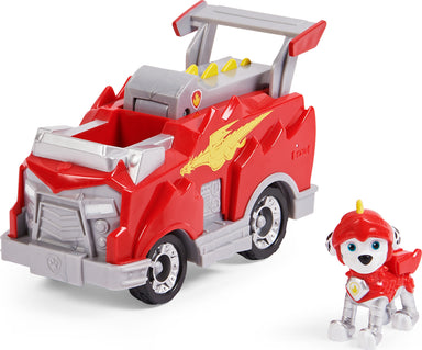 PAW Patrol Rescue Knights Marshall Transforming Toy Car with Collectible Action Figure