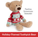 Sleigh Toothpick Bear with Holiday Sweater - 15 in