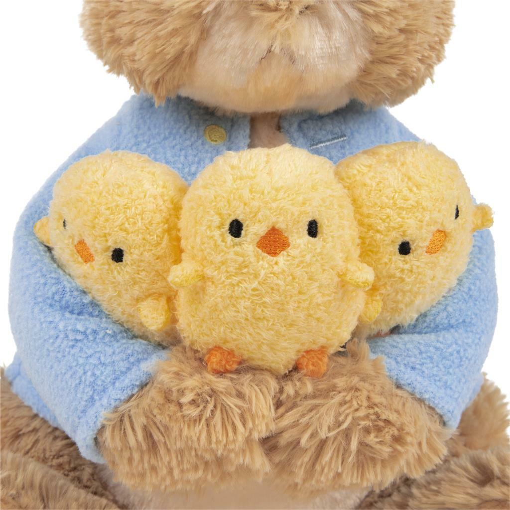 Peter Rabbit Holding Chicks - 9.5 In