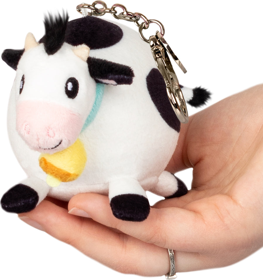 Micro Squishable Black & White Cow