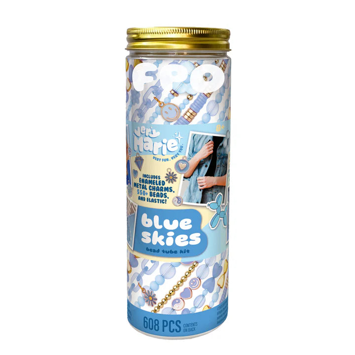 Blue Skies Bead Tube