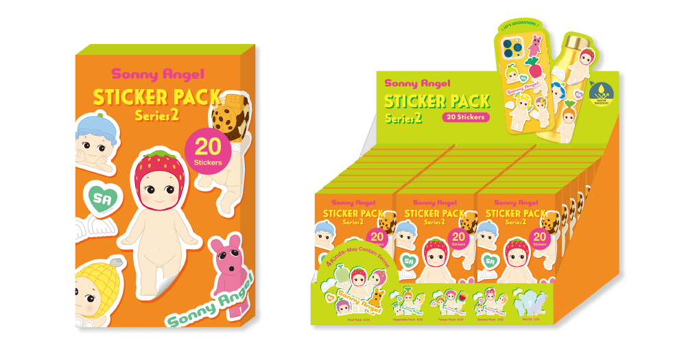 SONNY ANGEL STICKER PACK VOL 2