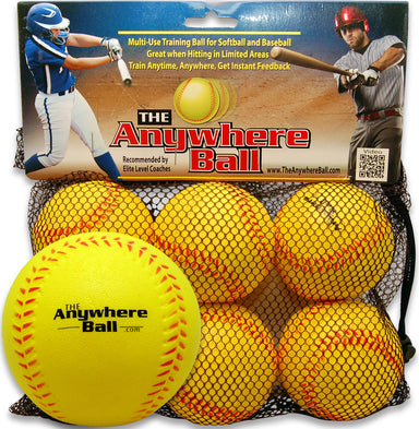 The Anywhere Ball (6 pack) Baseball