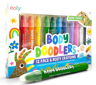 Body Doodlers 12 Face & Body Crayons