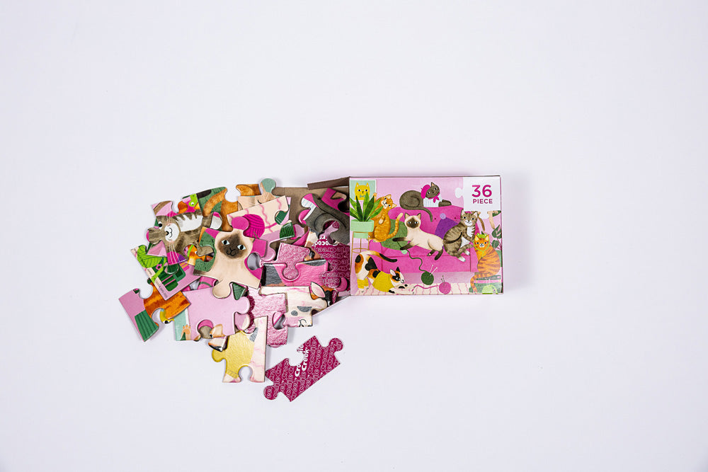 Four Puzzles to Grow On - Playful Pets