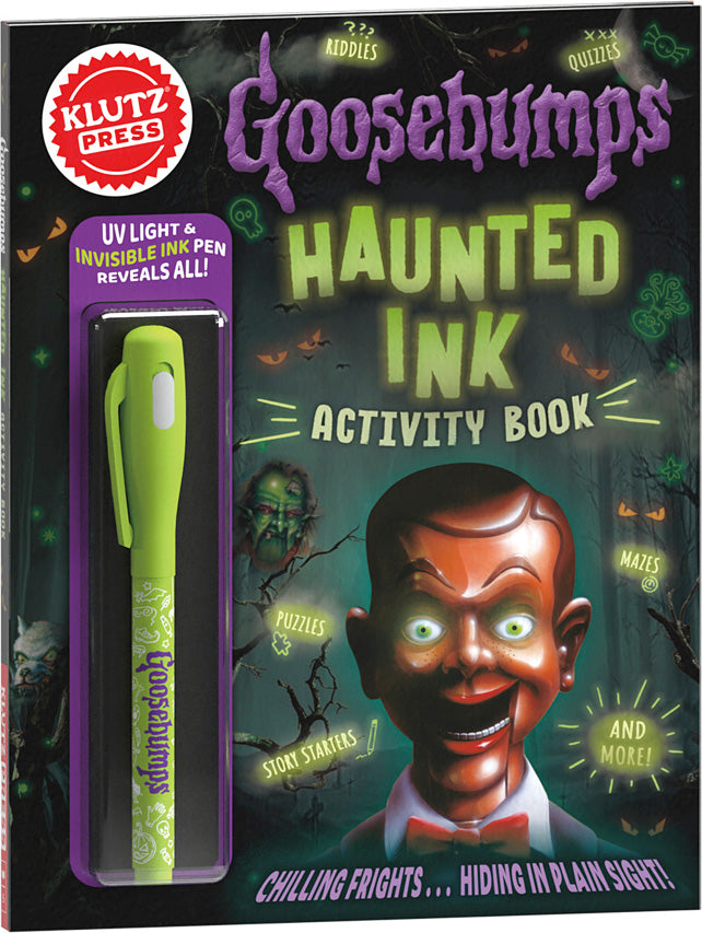 KLUTZ Goosebumps Haunted Ink Activity Book
