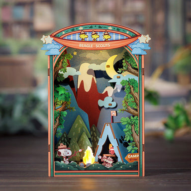 PEANUTS Snoopy's Beagle Scouts DIY Book Nook Kit