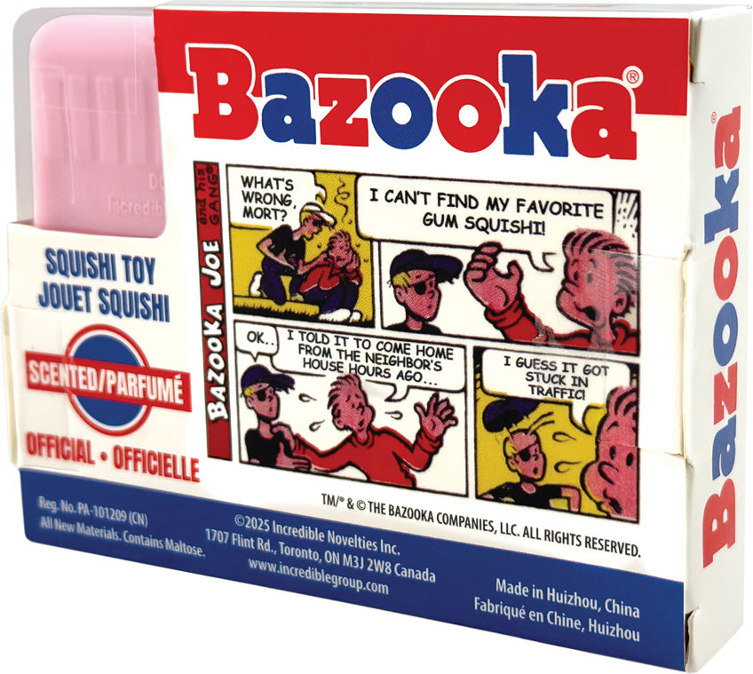 Bazooka Joe Gum Scented Squishi Toy