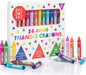 24 Jumbo Triangle Crayons