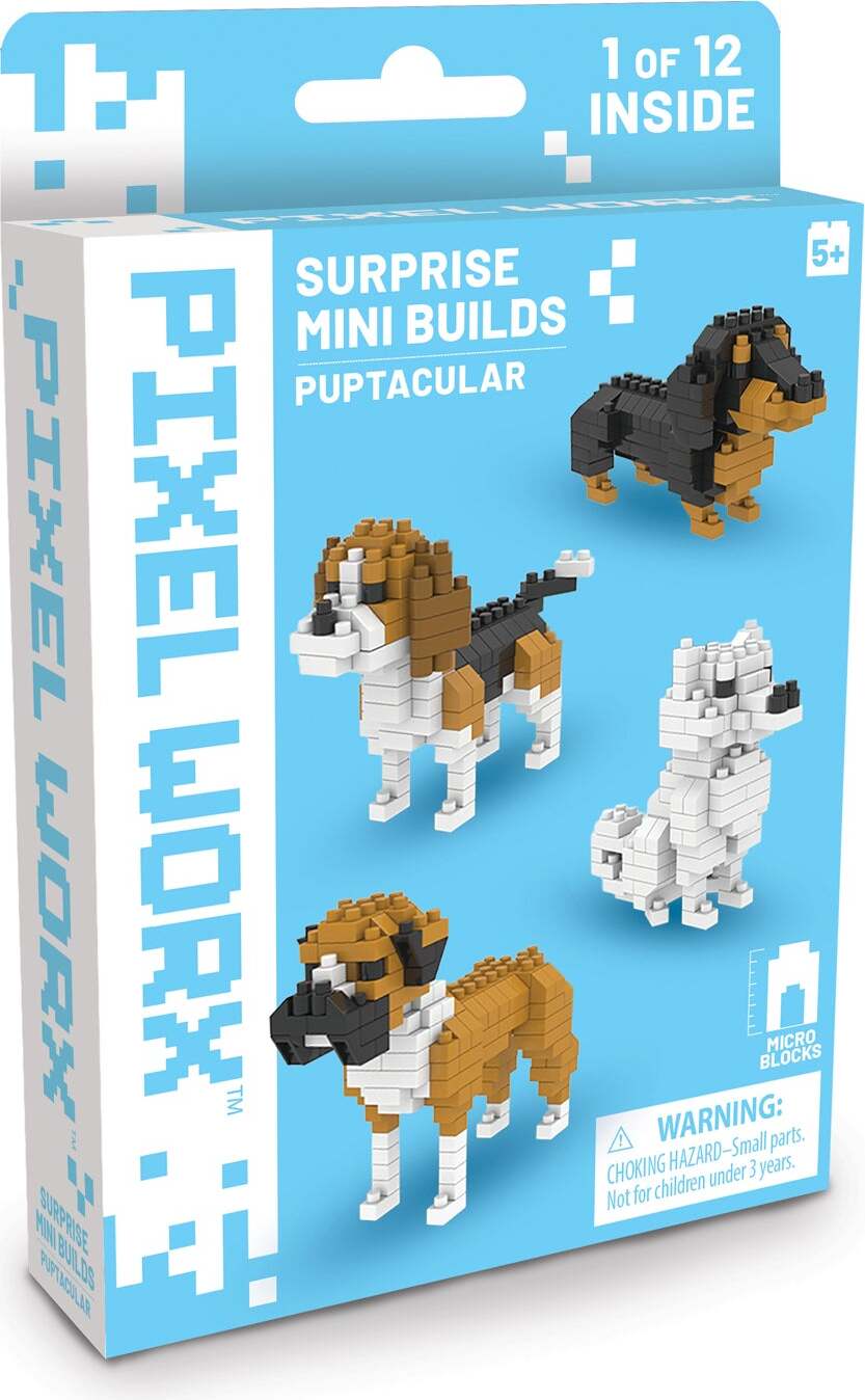 Pixel Worx Surprise Mini Builds: 3 styles - Pixel Worx - Puppies