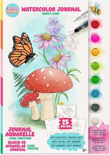 Watercolor Journal Forest Flora