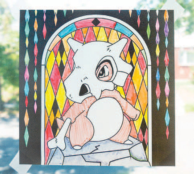 Pokémon Stained Glass Art