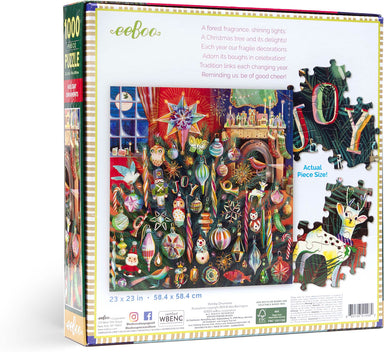 Holiday Ornaments - 1000 Piece Puzzle