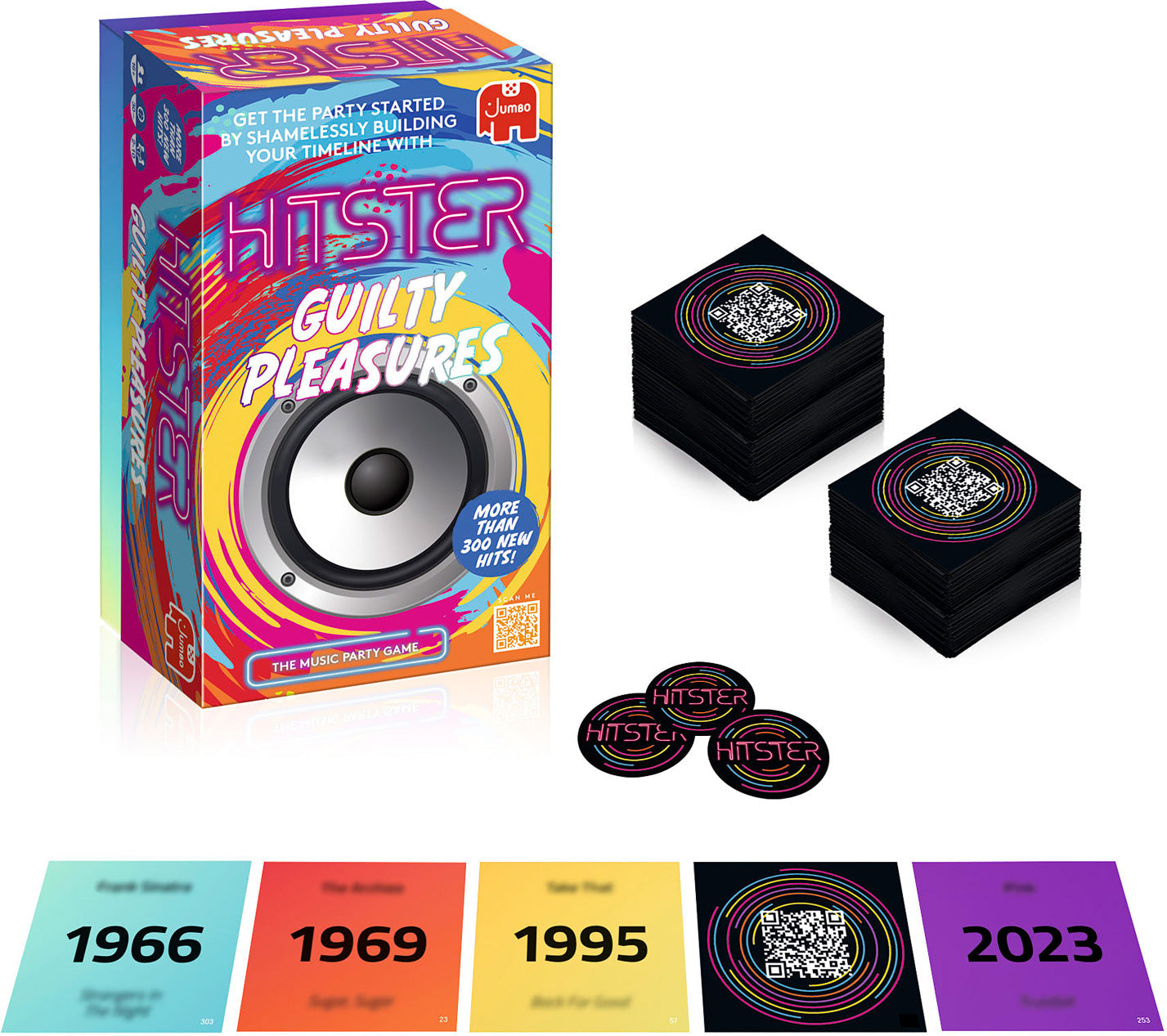 Hitster Guilty Pleasures The Music Party Game