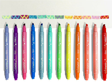 OOLY Switch-Eroo Sparkle Glittery Color Changing Markers