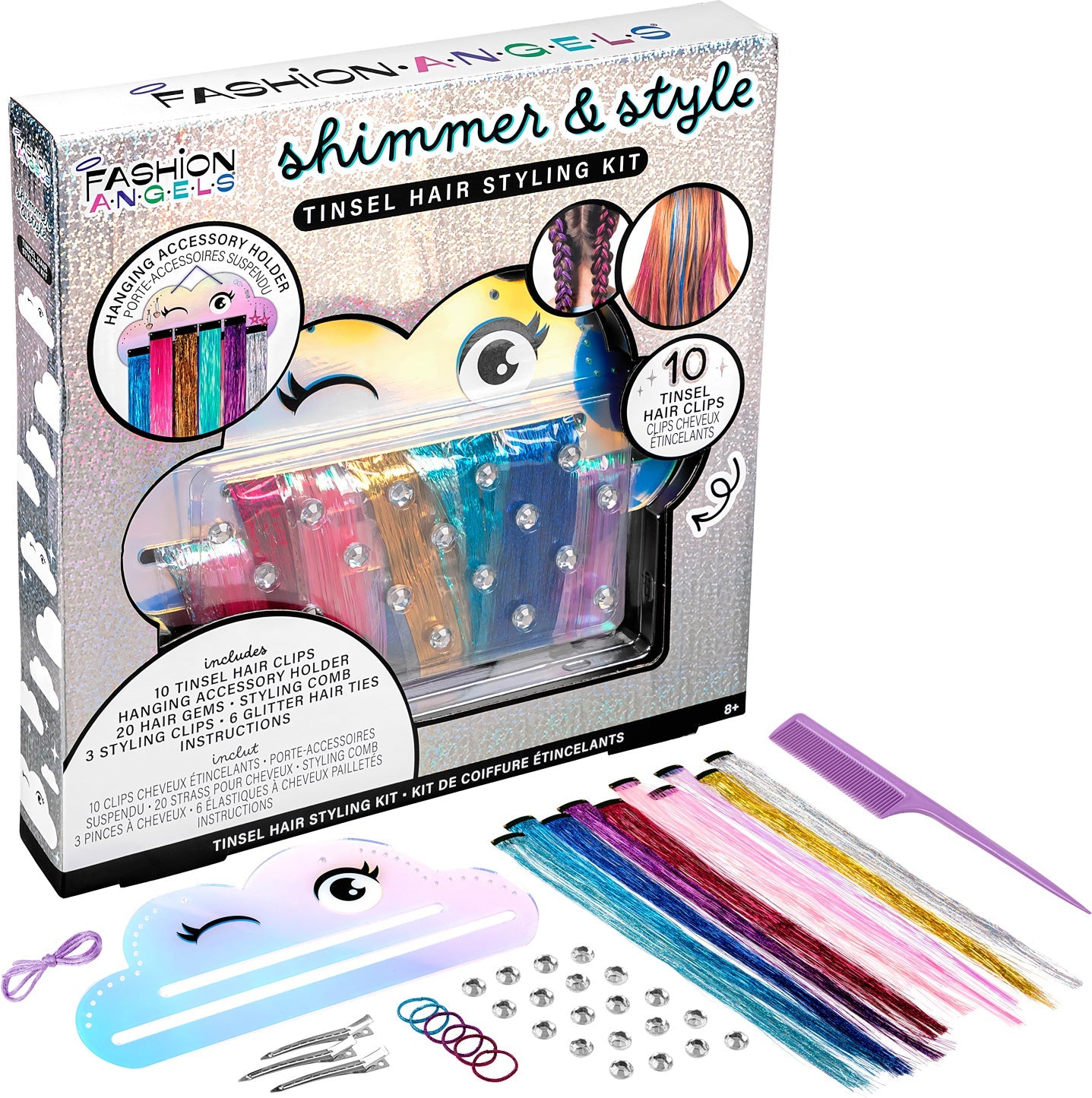 Shimmer & Style Tinsel Hair Styling Kit