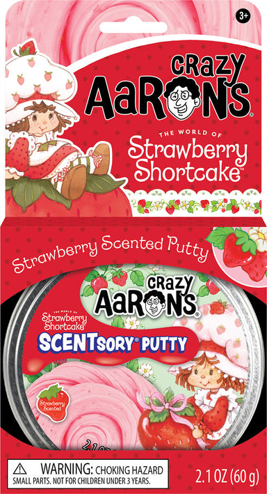 Crazy Aaron's Strawberry Shortcake SCENTsory Putty