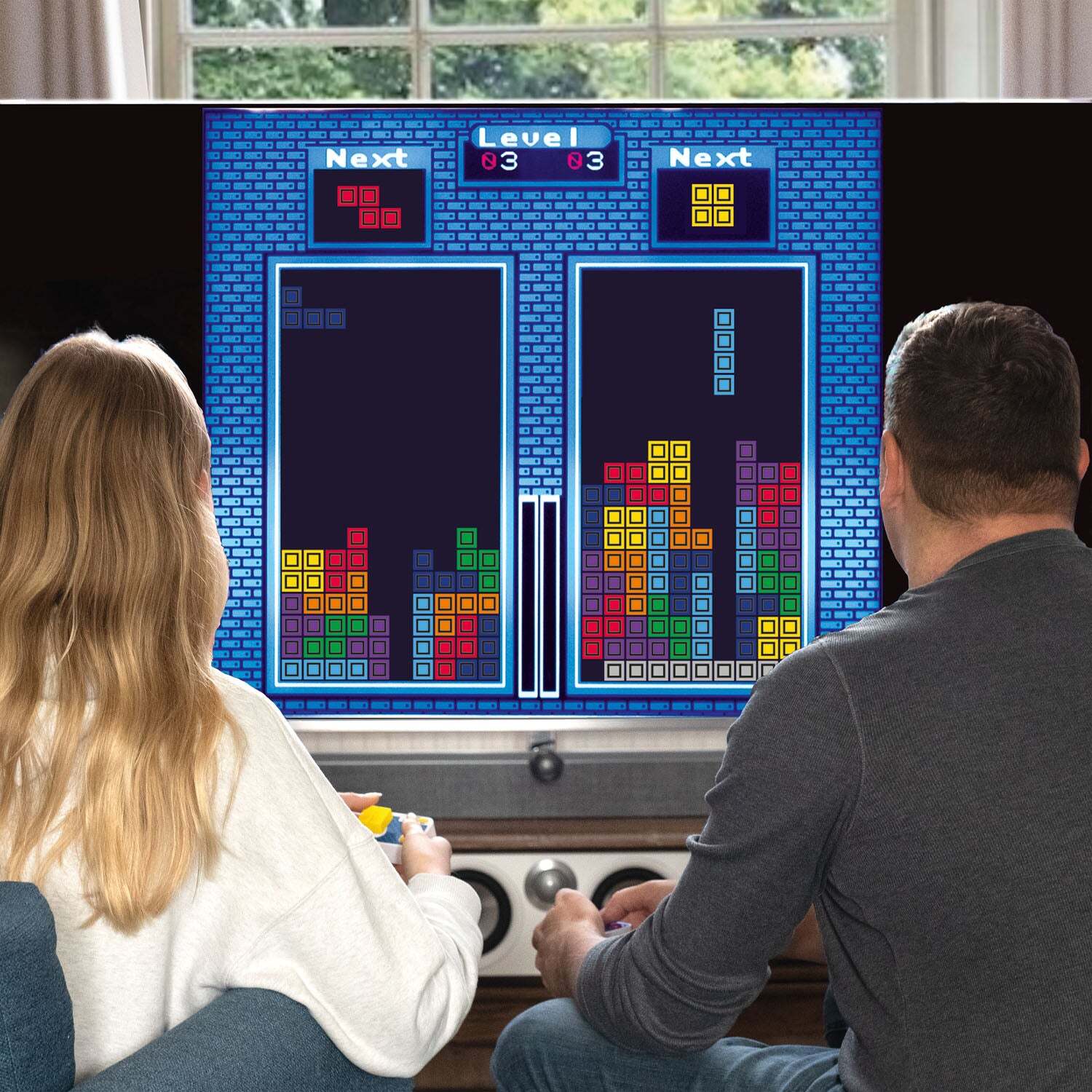 Tetris Duel 2 Player Plug and Play