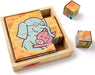 Mo Willems' Elephant & Piggie Wooden Cube Puzzle