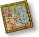 Mo Willems' Elephant & Piggie Wooden Cube Puzzle