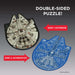 Star Wars Double-Sided Millennium Falcon Jigsaw Puzzle & Trivia