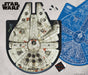 Star Wars Double-Sided Millennium Falcon Jigsaw Puzzle & Trivia