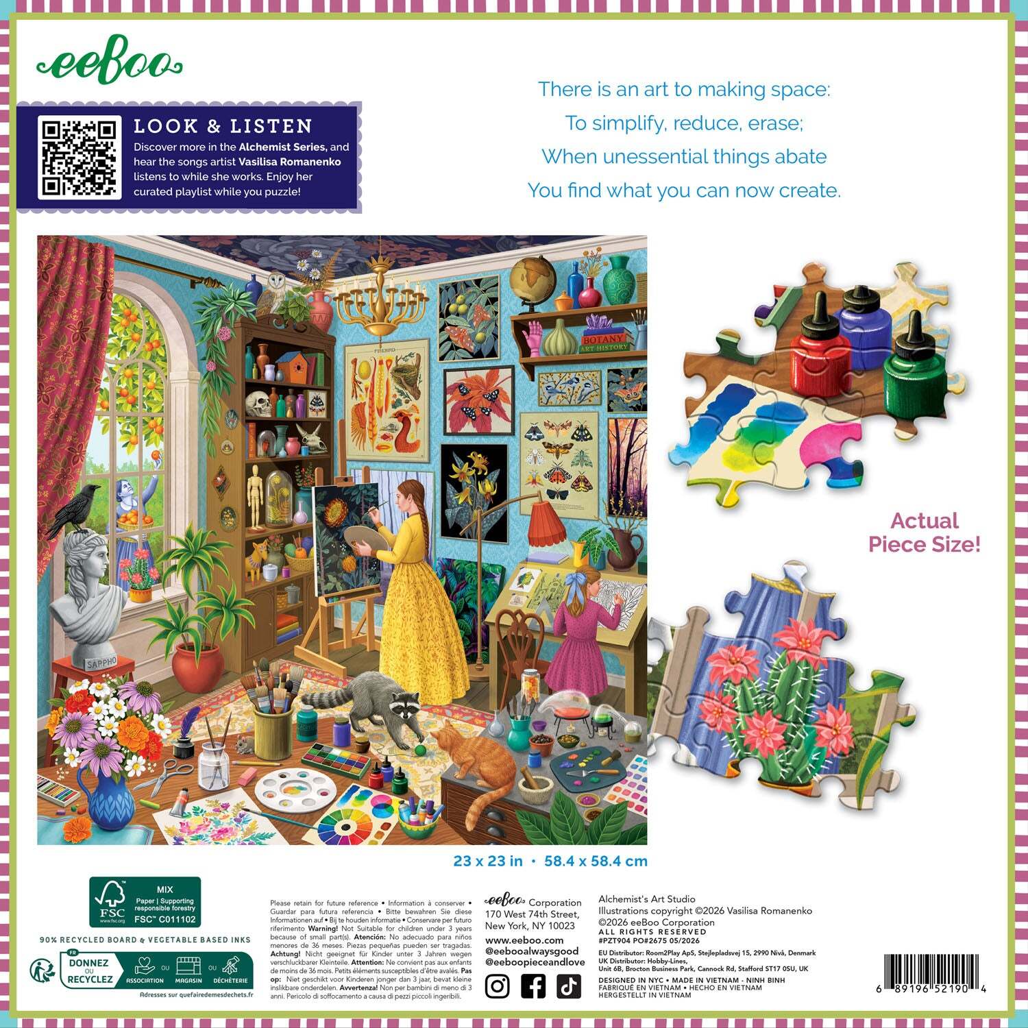 Alchemist's Art Studio 1000 Piece Puzzle