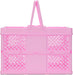 Pink Foldable Storage Crate Large