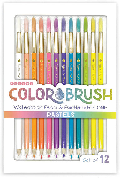 Color Brush Watercolor Pencil & Paintbrush in One Pastels