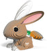 Eugy Rabbit 3D Cardboard Model Kit