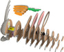 Eugy Rabbit 3D Cardboard Model Kit