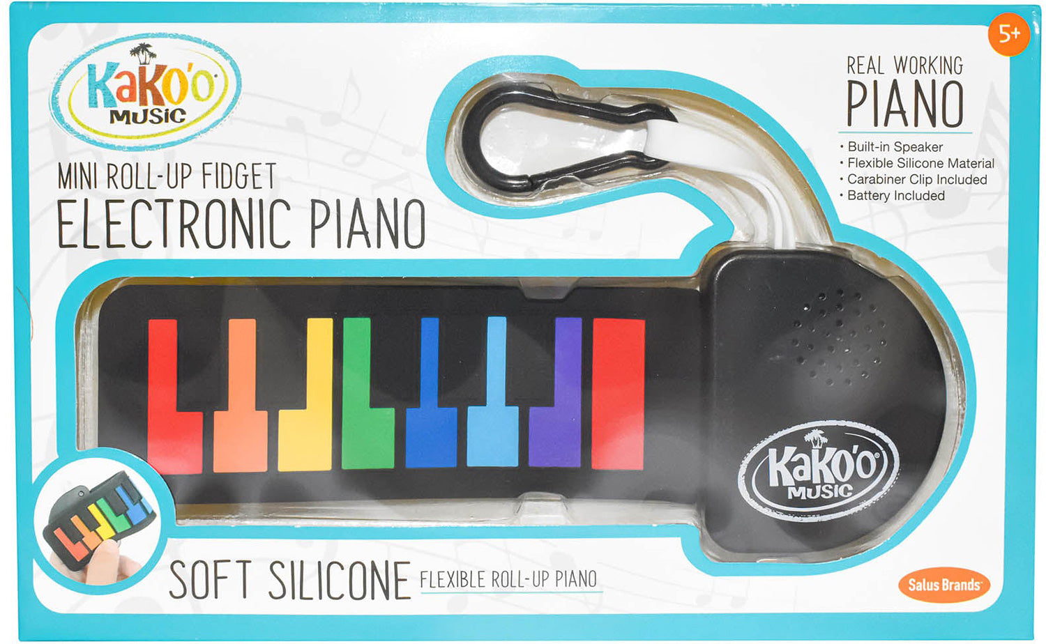 Mini Roll-Up Fidget Electronic Instruments Asst