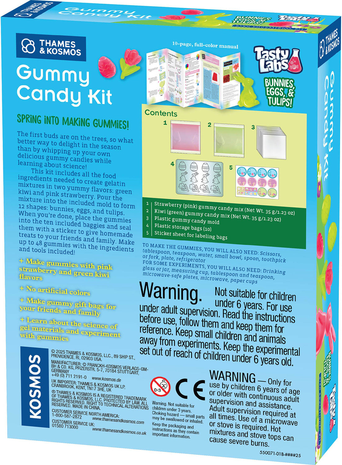 Tasty Labs: Gummy Candy Kit - Bunnies, Eggs & Tulips!