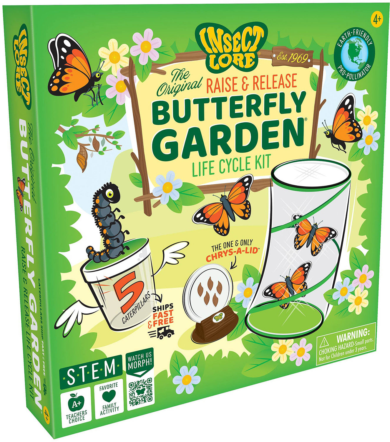 The Original Butterfly Garden Life Cycle Kit: with Prepaid Voucher