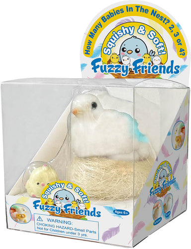 Fuzzy Friends Bird with Babies