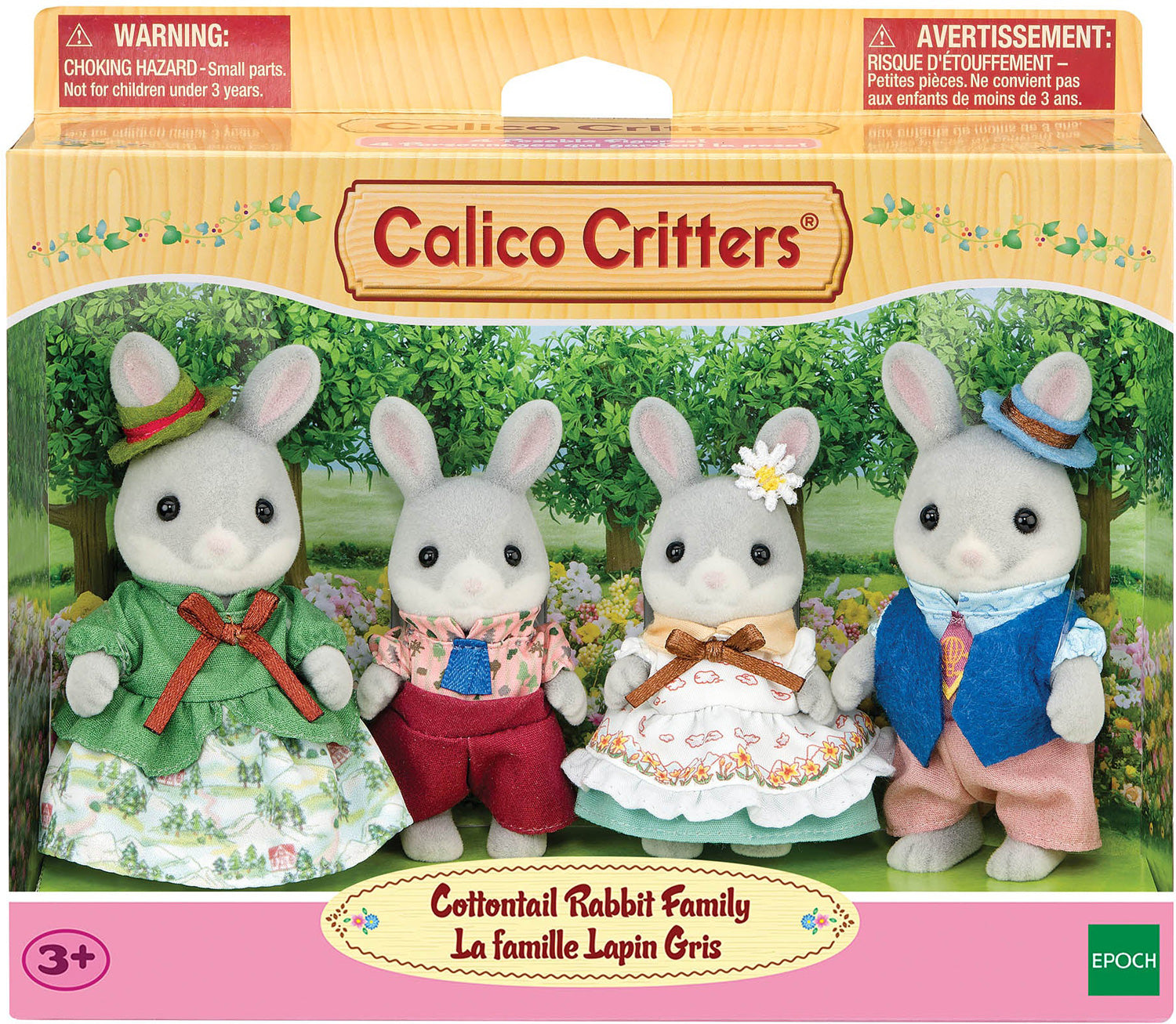 Calico Critters Cottontail Rabbit Family
