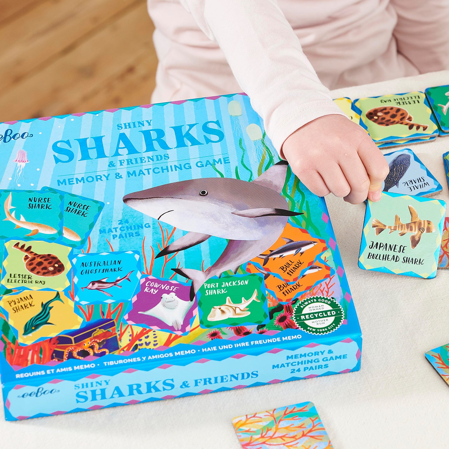 Shiny Sharks & Friends Memory & Matching Game