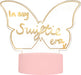 Butterfly Write On Neon Light