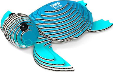 Eugy Sea Turtle 3D Cardboard Model Kit