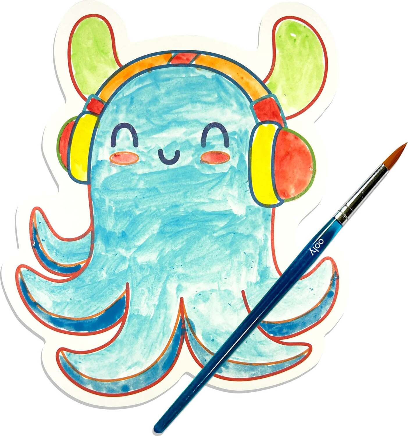 Playful Painters Easy Watercolor Painting - Ocean Fun