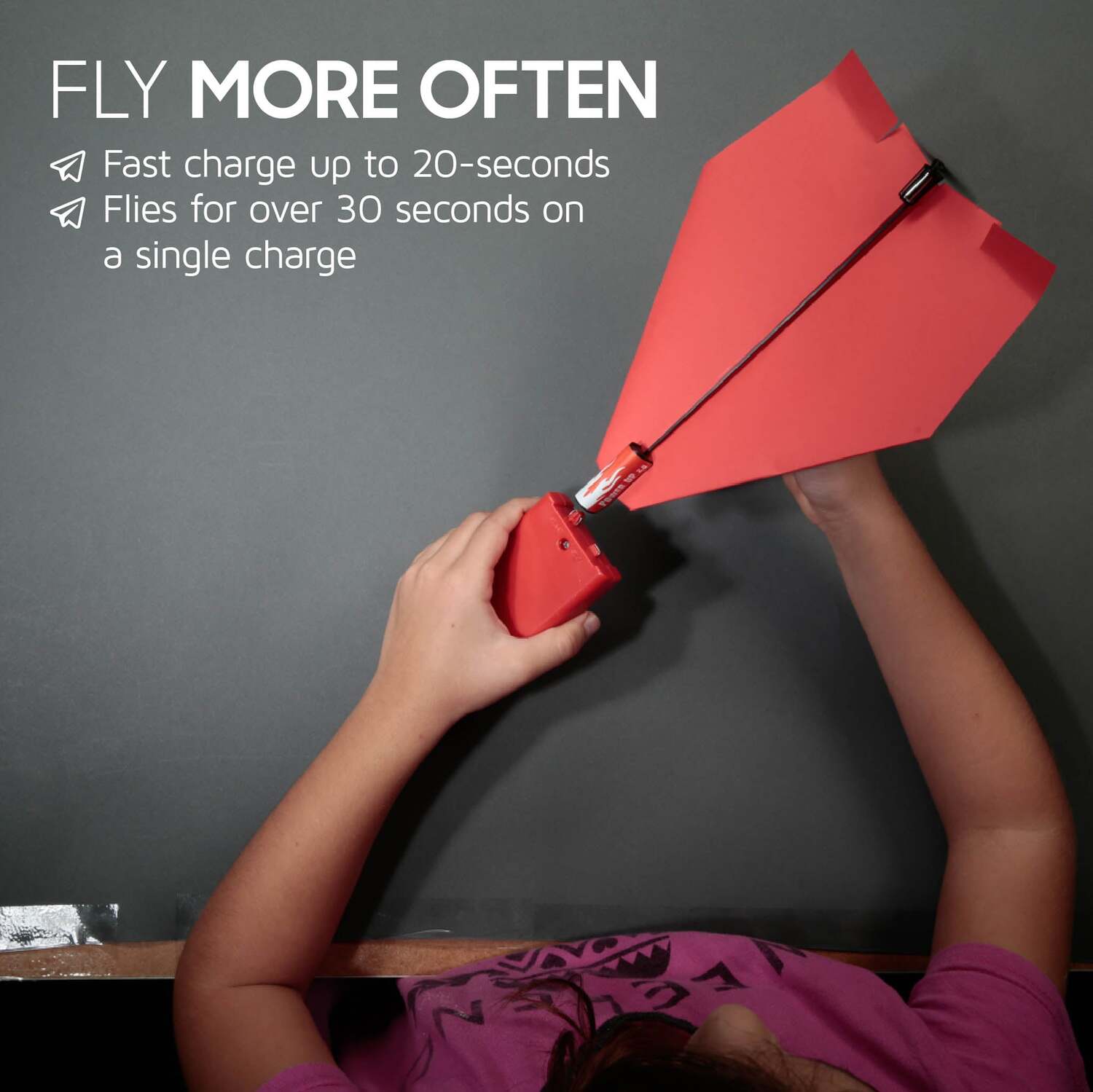 POWERUP 2.0 Electric Paper Airplane Kit - Red