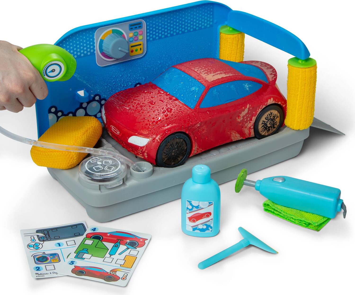 Spray & Shine Car Wash Play Set
